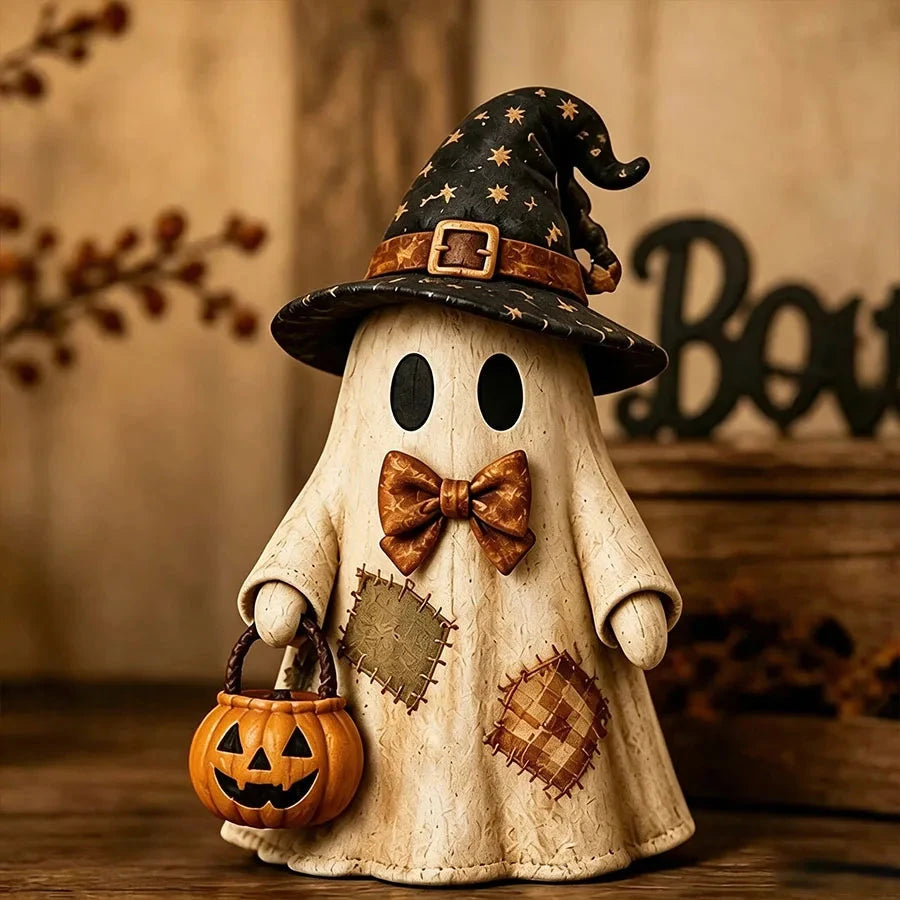 Halloween Ghost Witch Hat Decor