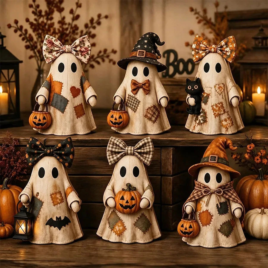 Halloween Ghost Witch Hat Decor