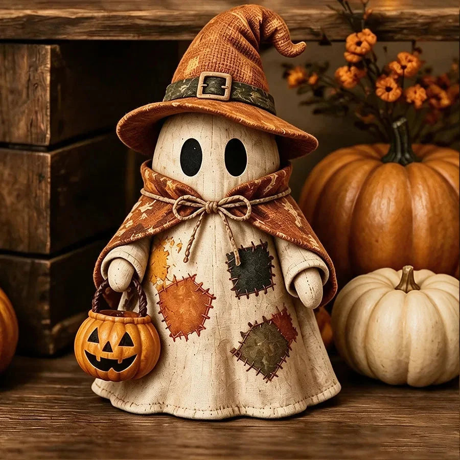 Halloween Ghost Witch Hat Decor