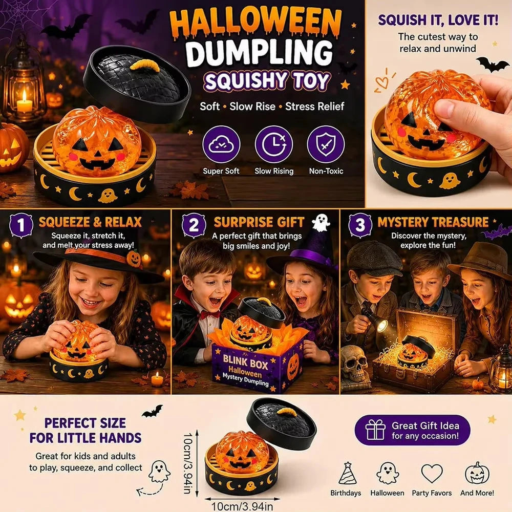 New Halloween Dumpling Squeeze Squishy