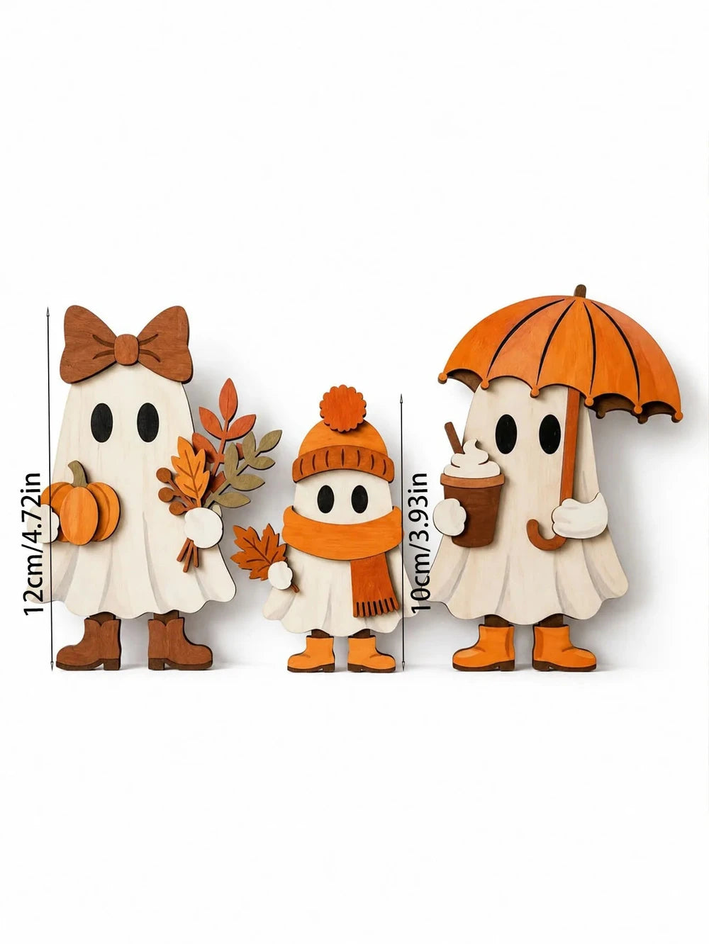 3-piece/set Fall Wooden decorations