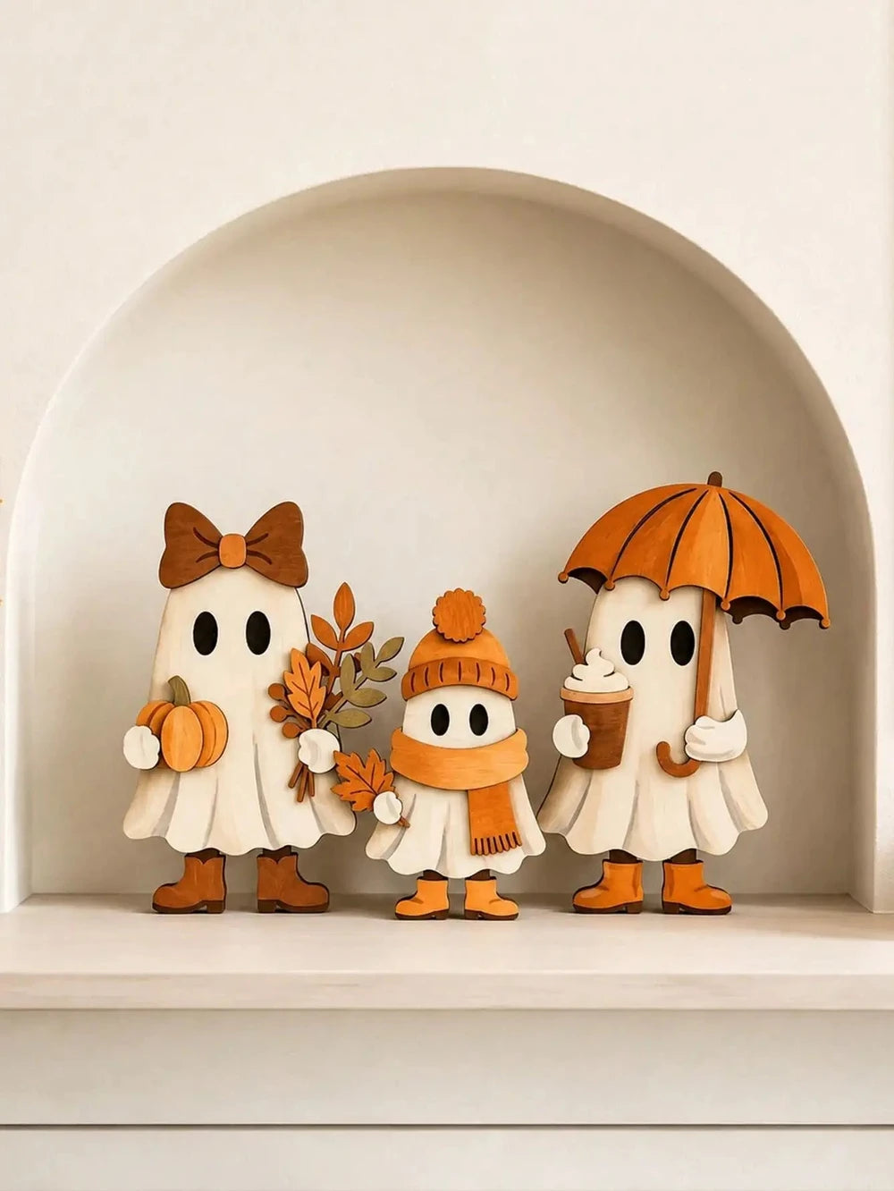 3-piece/set Fall Wooden decorations
