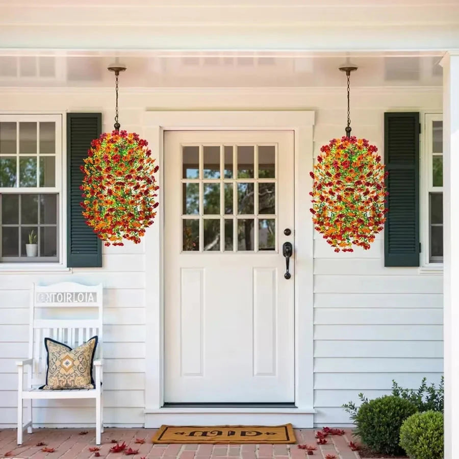 1/4PCS Fall Artificial Hanging Flowers