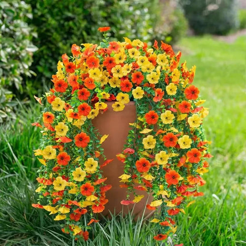 1/4PCS Fall Artificial Hanging Flowers