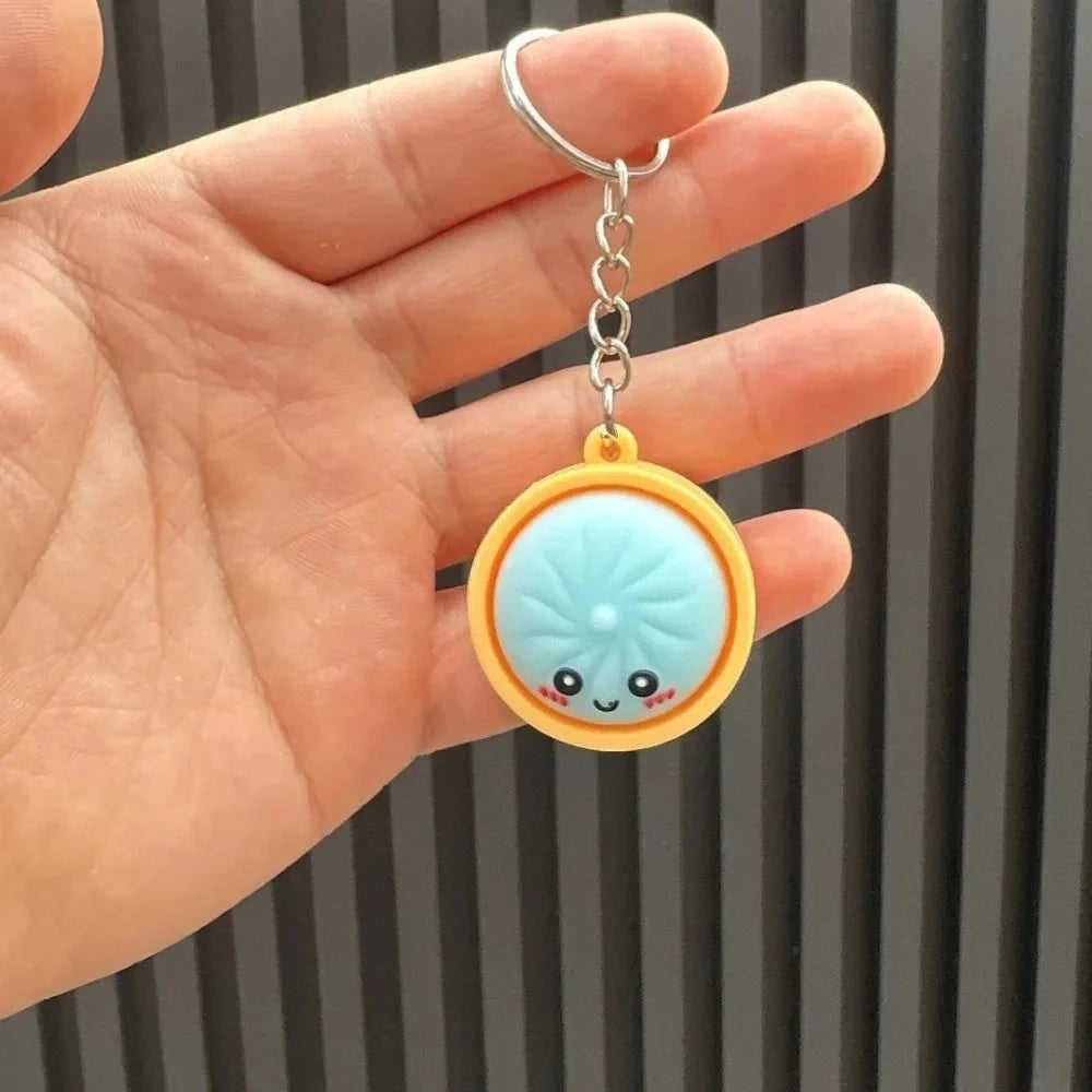 6/12/18/24 Pcs Dumpling Keychains