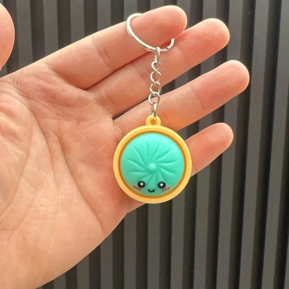 6/12/18/24 Pcs Dumpling Keychains