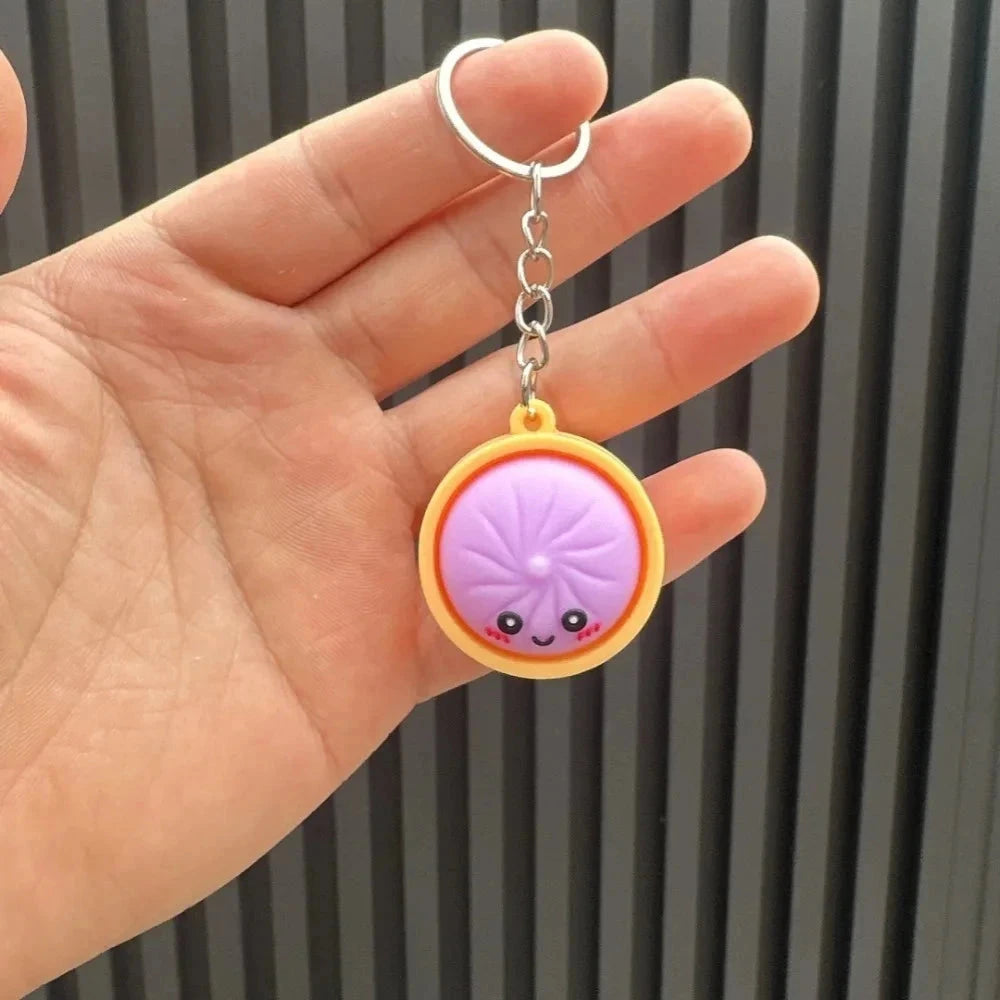 6/12/18/24 Pcs Dumpling Keychains