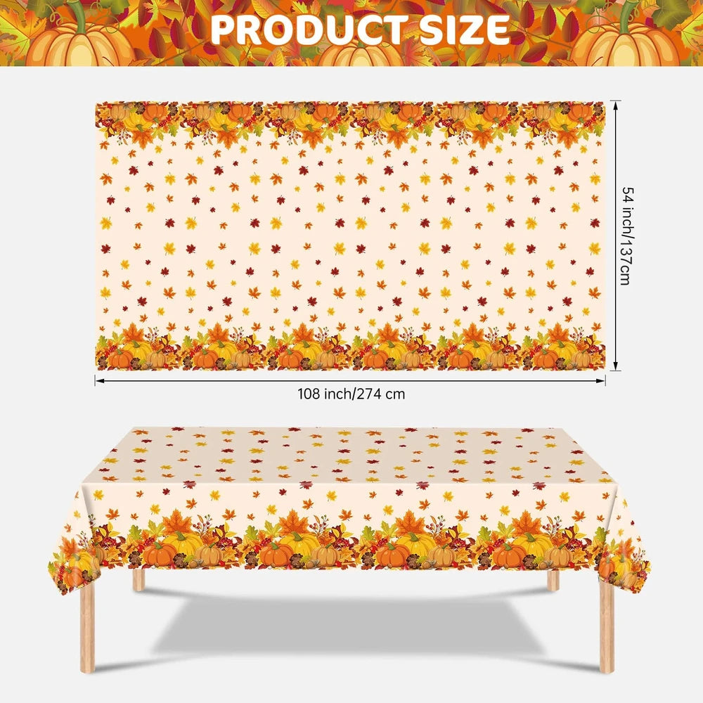 Fall Themed Tablecloth