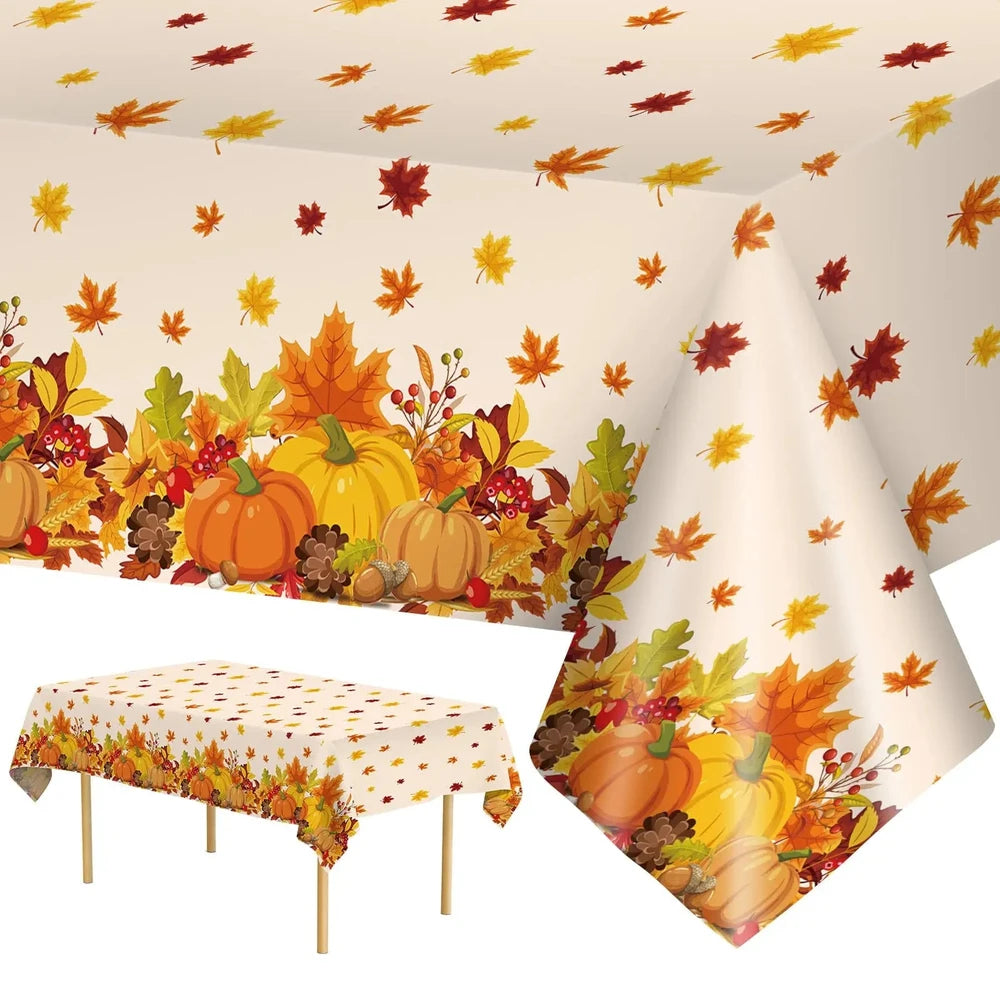 Fall Themed Tablecloth