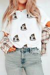 Halloween Sequin Ghost-Casual T-Shirt Plus Size
