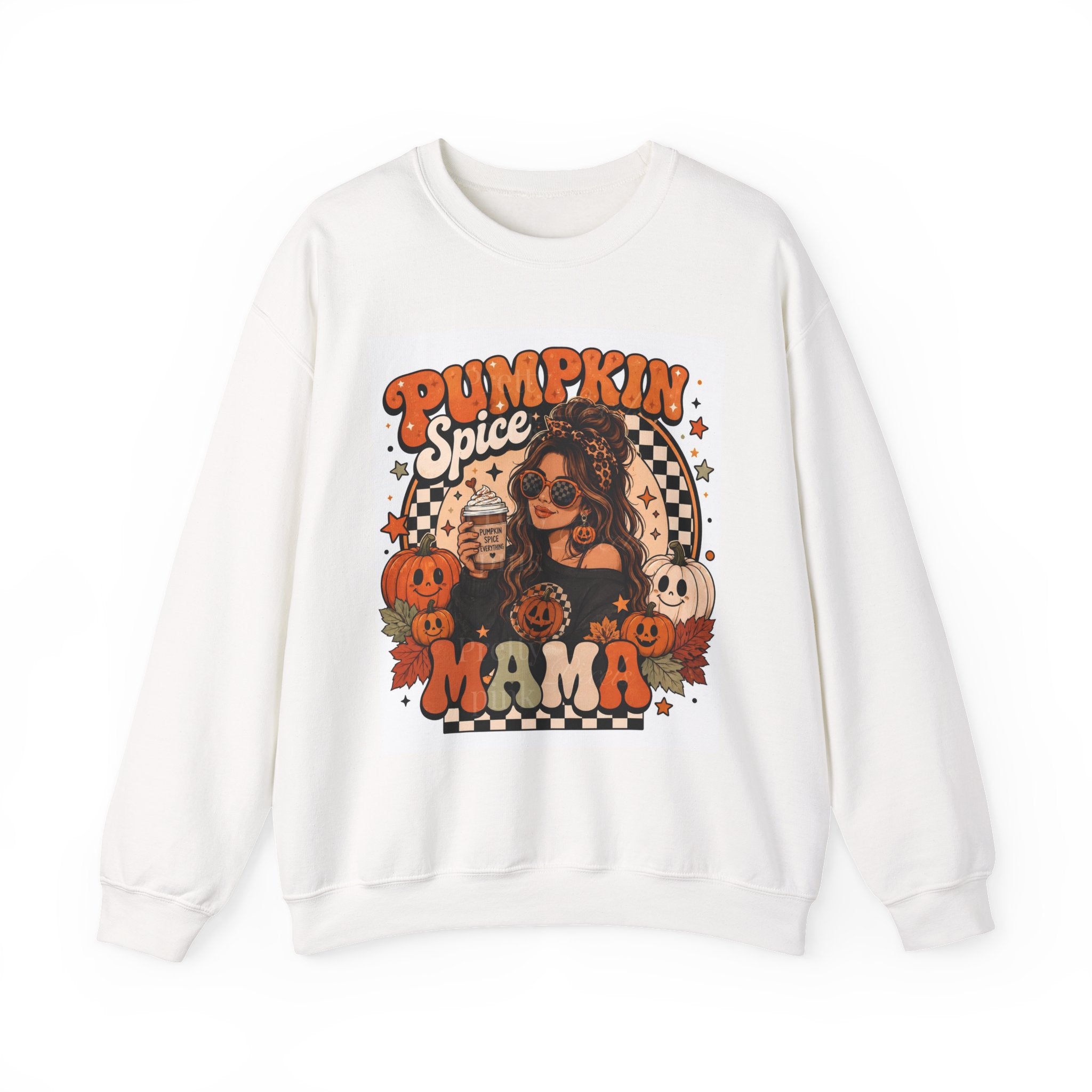Pumpkin Spice Mama Sweatshirt – Cozy Fall Mom Crewneck