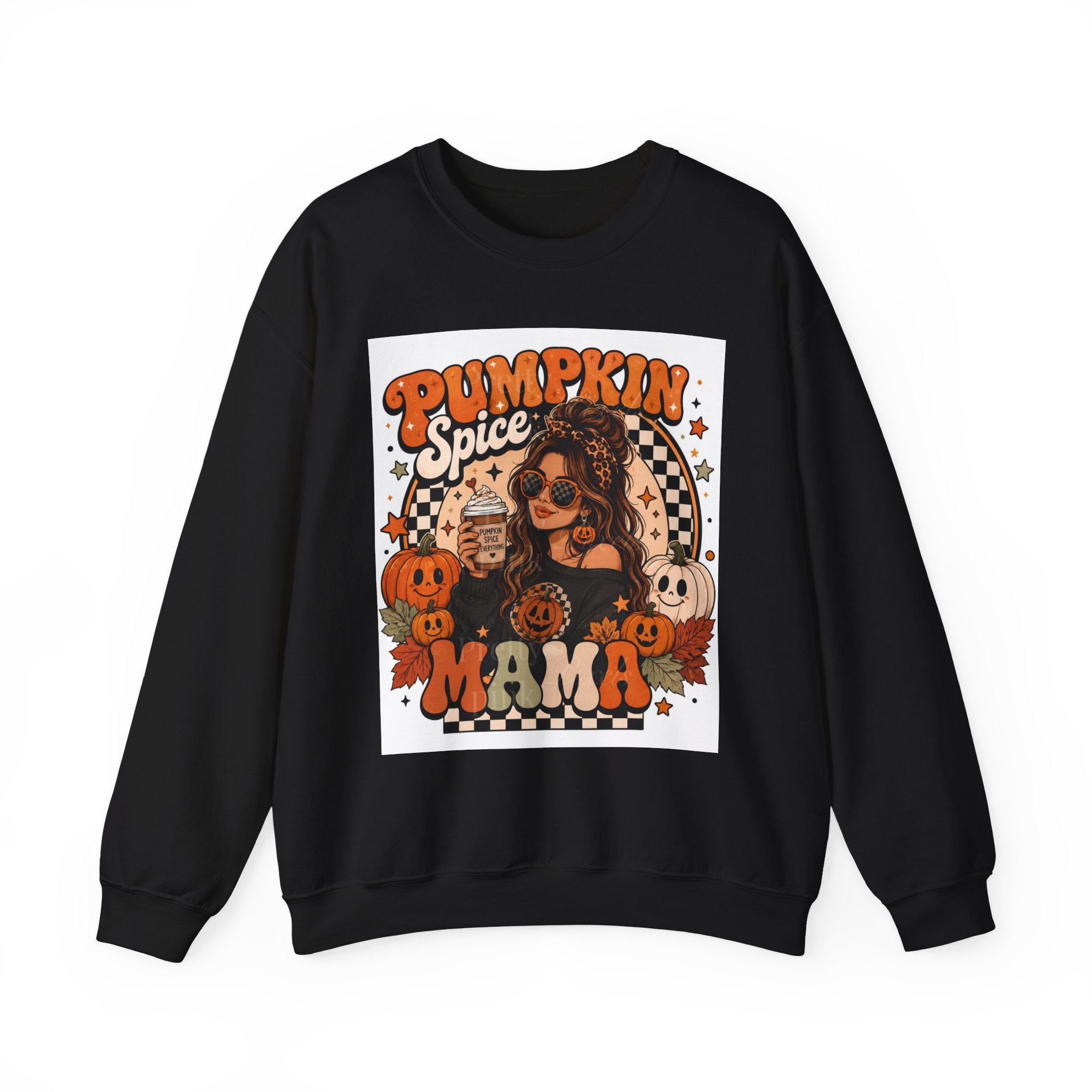 Pumpkin Spice Mama Sweatshirt – Cozy Fall Mom Crewneck