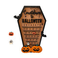 Wooden Count Down to Halloween
