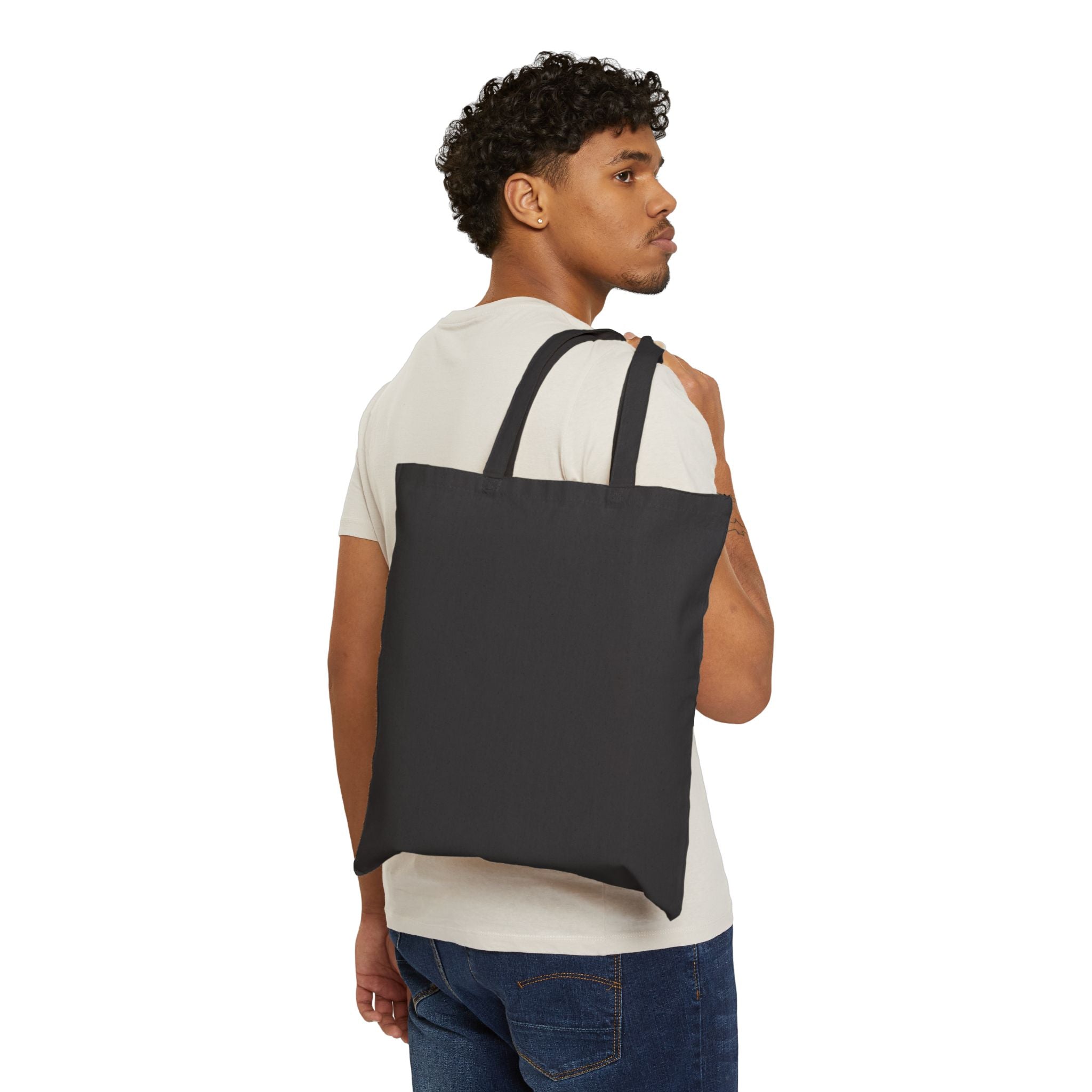 Pumpkin Spice Mama Tote Bag — Retro Fall Canvas Grocery & Market Bag