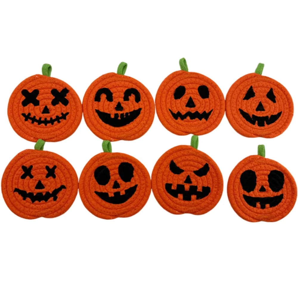 Pumpkin Shaped Coasters