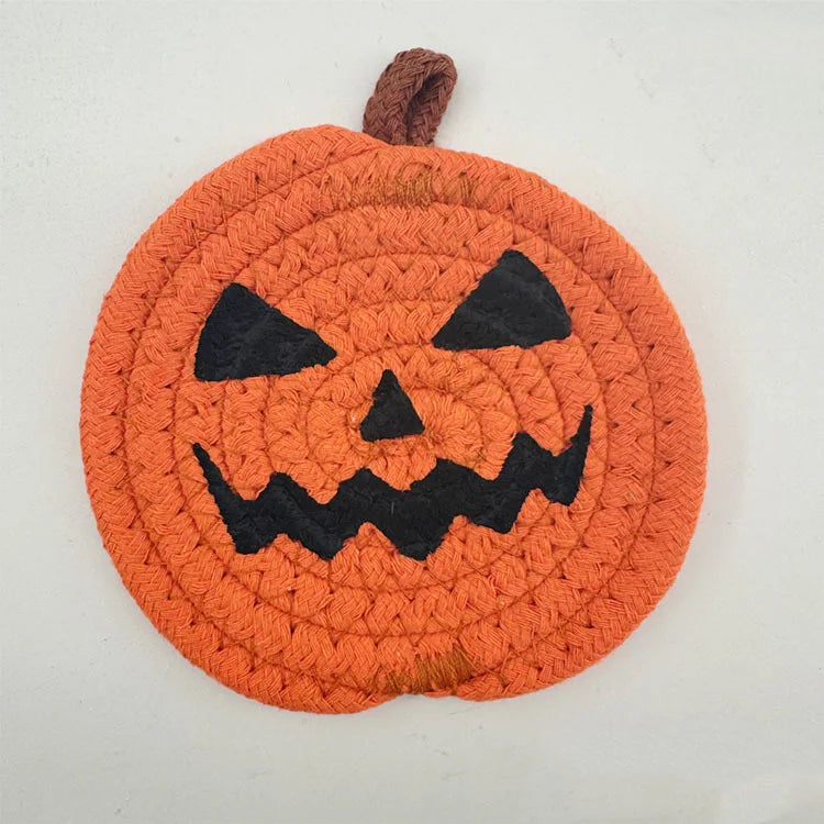 Pumpkin Shaped Coasters