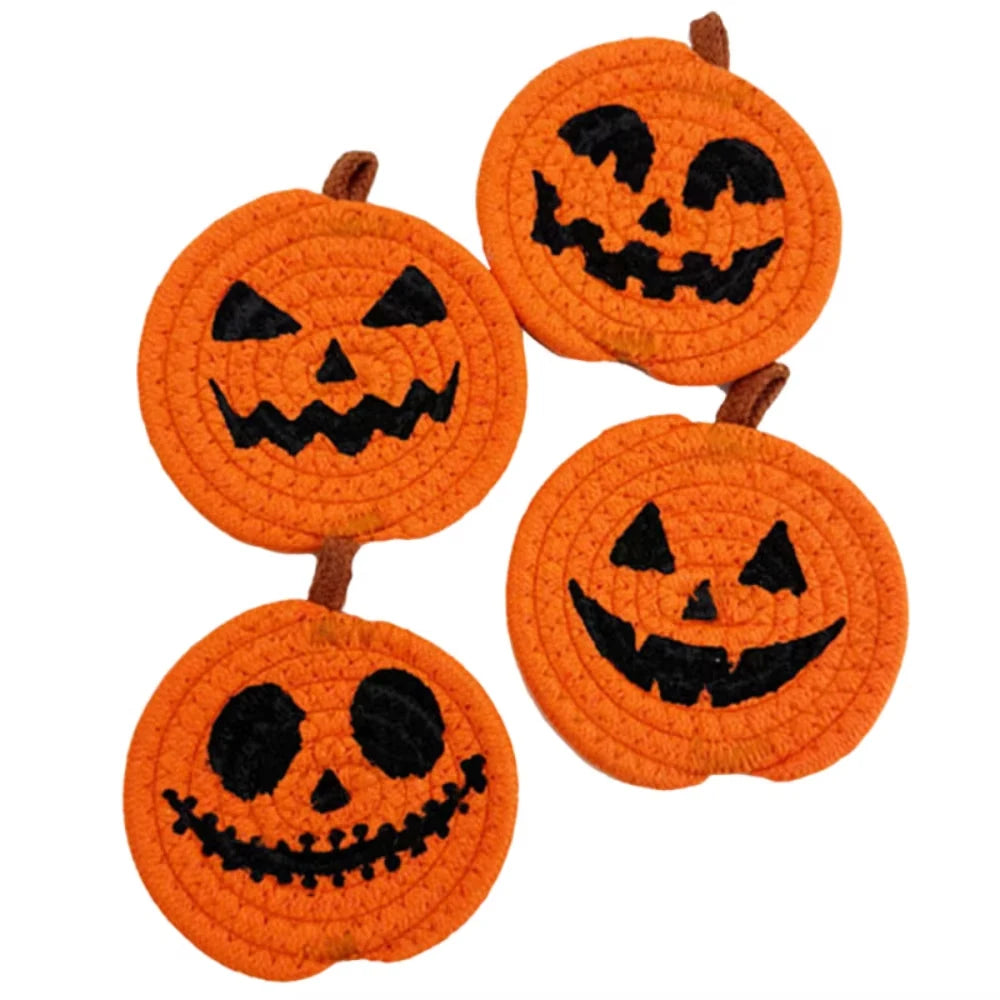 Pumpkin Shaped Coasters