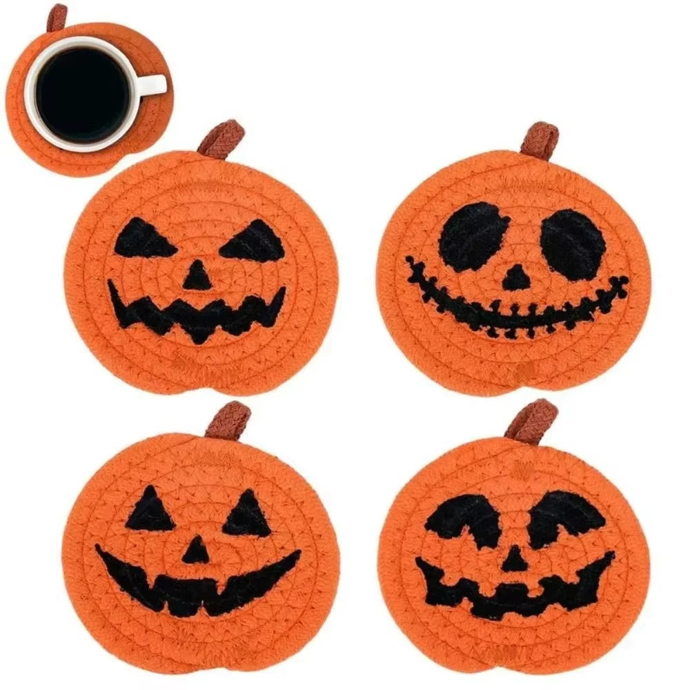 Pumpkin Shaped Coasters